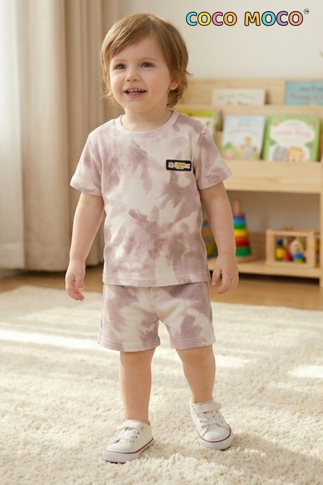 Trend Wale- Tie-Dye Boys Shorts Set