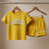 Boys Printed T-Shirt & Shorts Set | Stylish Kids Casual Summer Wear Outfit