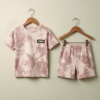 Boys Tie Dye T-Shirt & Shorts Set | Stylish Kids Casual Summer Wear Outfit