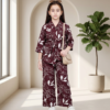 Girls Printed 2 Piece Co-Ord Set | Stylish Top & Palazzo Pant Set for Girls