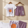 Boys Game Printed T-Shirt & Shorts Set | Stylish Kids Summer Wear Outfit