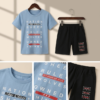 Boys Printed T-Shirt & Shorts Set | Trendy Kids Casual Summer Wear Outfit