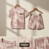 Boys Tie Dye T-Shirt & Shorts Set | Stylish Kids Casual Summer Wear Outfit