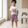 Boys Game Printed T-Shirt & Shorts Set | Stylish Kids Summer Wear Outfit