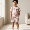 Boys Tie Dye T-Shirt & Shorts Set | Stylish Kids Casual Summer Wear Outfit