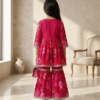 Girls Floral Printed Gharara Set | Stylish Ethnic Wear Outfit for Girls