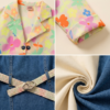 Girls Denim Dress with Floral Shrug | Stylish 2 Piece Kids Western Wear Set