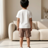 Boys Game Printed T-Shirt & Shorts Set | Stylish Kids Summer Wear Outfit