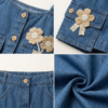 Girls Denim Top & Shorts Set | Stylish Sleeveless Kids Western Wear Outfit