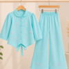 Girls Pink Co-Ord Set | Stylish Kids Top & Palazzo Pant Set for Casual and Party Wear