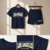 Boys Printed T-Shirt & Shorts Set | Stylish Kids Casual Summer Wear Outfit