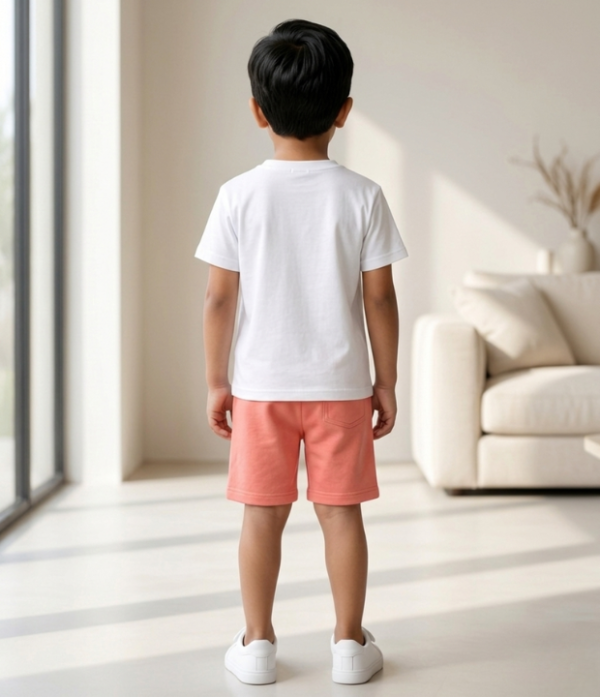 Boys “Eat Sleep Game Repeat” Printed T-Shirt & Shorts Set | Cool Kids Summer Outfit