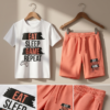 Boys “Eat Sleep Game Repeat” Printed T-Shirt & Shorts Set | Cool Kids Summer Outfit