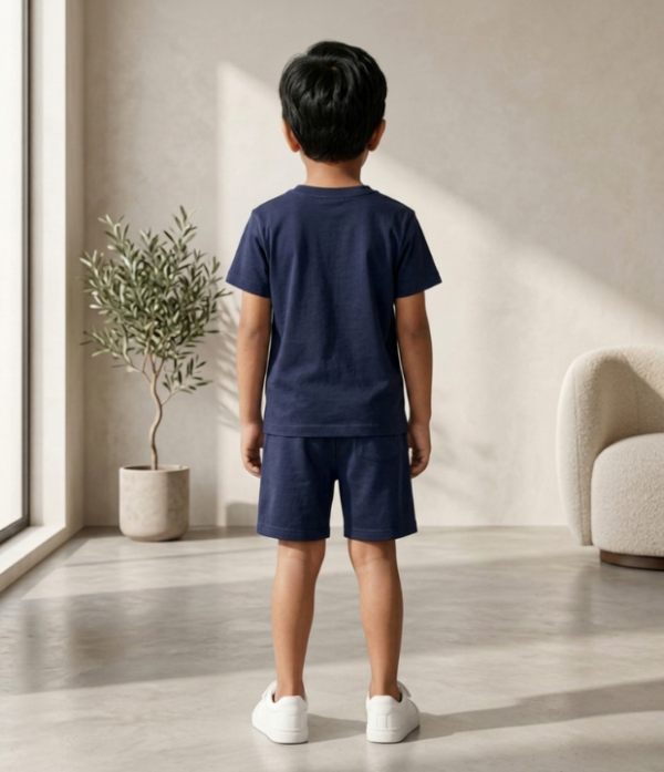 Boys Printed T-Shirt & Shorts Set | Stylish Kids Casual Summer Wear Outfit