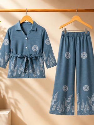 ChatGPT Image May 16, 2026, 06_08_20 PM Girls Printed 2 Piece Set | Stylish Top & Palazzo Pant Outfit for Girls