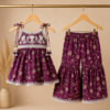 Girls Printed Kurti & Sharara Set | Ethnic Kids Festive Wear Outfit