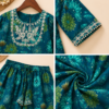 Girls Floral Printed Gharara Set | Stylish Ethnic Wear Outfit for Girls