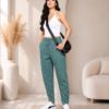 Girls Cotton Blend Solid Jogger Track Pants Combo Pack | Casual Elastic Waist Bottomwear for Girls | Pack of 4 (Black, Wine, Teal Green, Navy Blue)