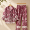 Girls Printed Co-Ord Set | Stylish Kids Shirt & Pant Set for Girls Casual and Party Wear