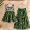 Girls Floral Gharara Set | Stylish Ethnic Wear Dress for Girls with Printed Kurti & Gharara
