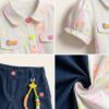 Girls Printed Shirt & Denim Shorts Set | Trendy Girls Western Wear Outfit
