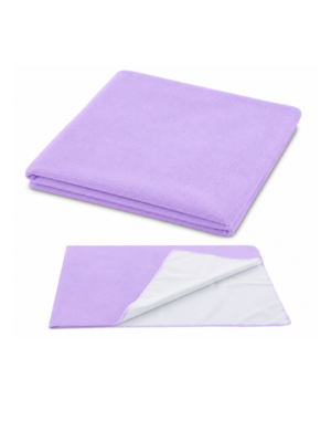 Lavender Waterproof Baby Dry Sheet | Reusable Soft Mattress Protector for Newborns & Infants 0.7m x 1.0m