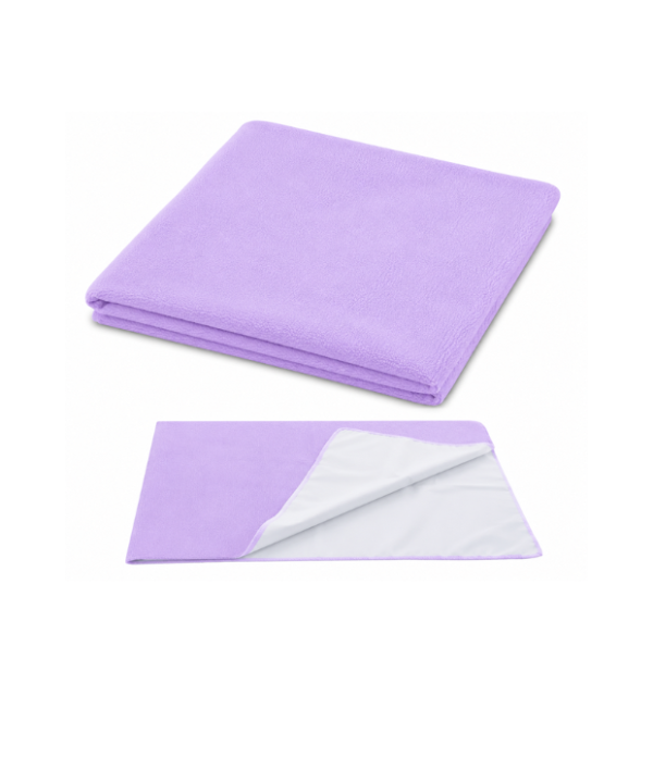 Lavender Waterproof Baby Dry Sheet | Reusable Soft Mattress Protector for Newborns & Infants 0.7m x 1.0m