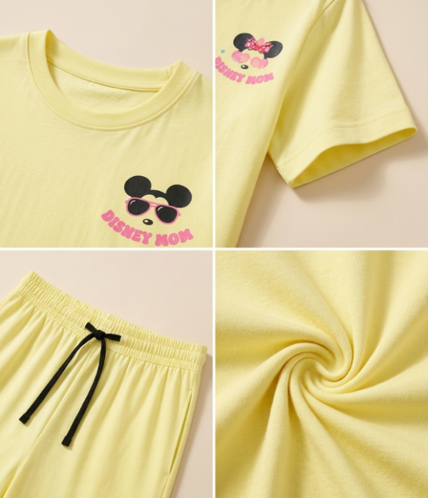 Girls Disney Printed Cotton T-Shirt & Palazzo Co-Ord Set | Casual Summer Wear for Girls