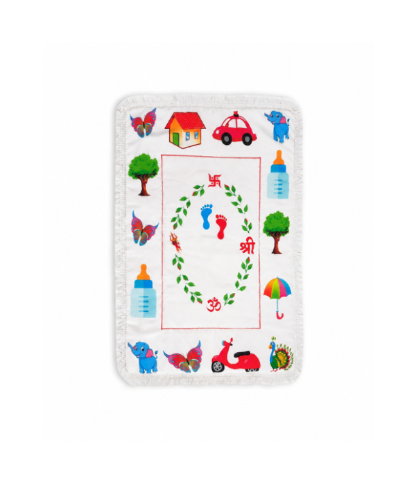 Baby Cotton Godri | Soft Multipurpose Baby Sitting Mat | Chhatti Gift