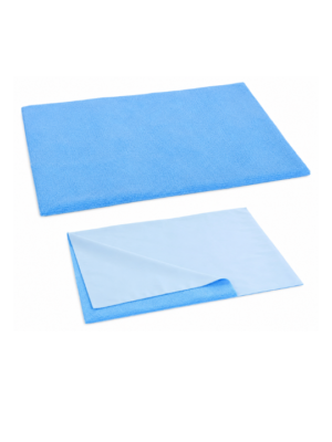 Sky Blue Waterproof Baby Dry Sheet | Soft Reusable Mattress Protector for Newborns & Infants 0.7m x 1.0m