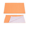 Orange Waterproof Baby Dry Sheet | Soft Reusable Mattress Protector for Newborns & Infants 1.0m x 1.4m