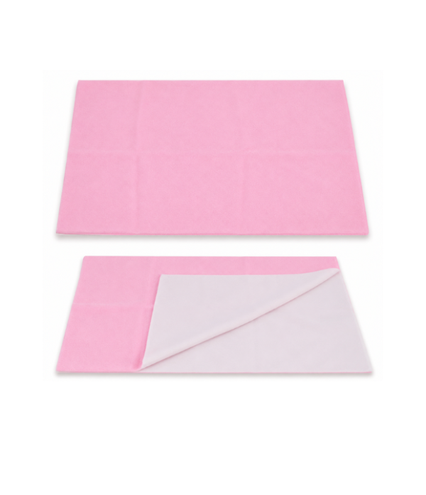 Pink Waterproof Baby Dry Sheet | Soft Reusable Mattress Protector for Newborns & Infants 0.7m x 1.0m