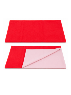 Red Waterproof Baby Dry Sheet | Soft Reusable Mattress Protector for Newborns & Infants 1.0m x 1.4m