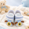 Baby Blue Cartoon Dog Prewalker Shoes | Soft Sole Anti-Slip First Walking Shoes for Boys & Girls