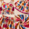 Girls Floral Printed Sharara Set with Tiered Top | Stylish Ethnic Co-Ord Set for Girls