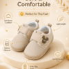 Baby Boys Soft Sole Prewalker Shoes | Cute Velcro First Walking Shoes for Infants & Toddlers