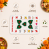 Baby Godri with Auspicious Leaf Print | Soft Cotton Godri for Name Ceremony