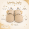 Baby Boys Soft Sole Prewalker Shoes | Cute Velcro First Walking Shoes for Infants & Toddlers
