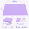 Red Waterproof Baby Dry Sheet | Soft Reusable Mattress Protector for Newborns & Infants 1.0m x 1.4m
