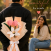Handmade Pink Tulip & White Lily Pipe Cleaner Flower Bouquet | Premium Chenille Flower Bouquet for Birthday, Anniversary, Valentine's Day & Proposal