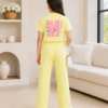 Girls Disney Printed Cotton T-Shirt & Palazzo Co-Ord Set | Casual Summer Wear for Girls