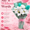 Handmade Pipe Cleaner Lily Flower Bouquet | Crochet Style Artificial Tulip & Lily Bouquet for Gift Decoration
