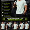 Men's Mint Green Cotton T-Shirt Regular Fit Round Neck Casual Plain Tee
