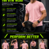 Men's Baby Pink Cotton T-Shirt Regular Fit Round Neck Casual Plain Tee
