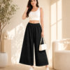Girls Embroidered Palazzo Pants | Stylish Wide Leg Palazzo for Girls
