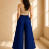 Girls Embroidered Palazzo Pants | Stylish Wide Leg Palazzo for Girls