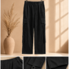 Girls Wide Leg Cargo Pants | Trendy High Waist Cargo Trousers for Girls Casual Wear