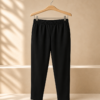 Women Solid Cigarette Pants | Stretchable Casual Ankle Length Cigaar Pants for Women & Girls