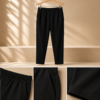 Women Solid Cigarette Pants | Stretchable Casual Ankle Length Cigaar Pants for Women & Girls
