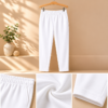 Women Solid Cigarette Pants | Stretchable Casual Ankle Length Cigaar Pants for Women & Girls